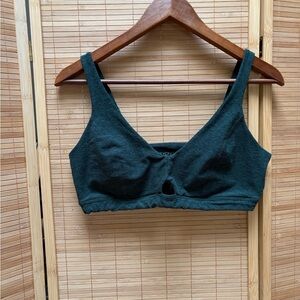 Beyond Yoga Dark Green Bralette